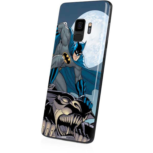 DC Comics Batman Action Pose 90's art Galaxy S9 Skin